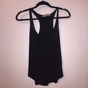 Black Razor Back Tank Top